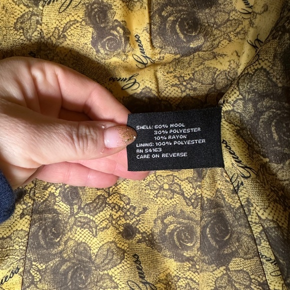 Yellow Double-Breasted Women's Jacket - Picture 5 of 8